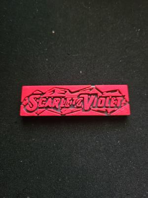  Pokémon scarlet and violet logo.stl