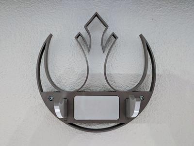 Lightsaber Wallmount (Rebel Alliance Logo)