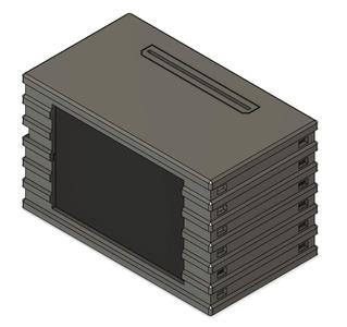 3.5" TFT Display + NFC Enclosure For MiSTer (DE-10 Nano)