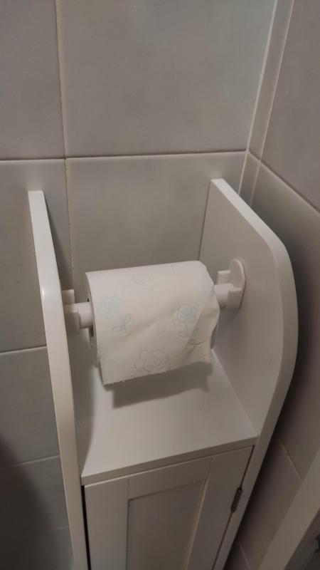 Upgrade for toilet paper roll holder cabinet