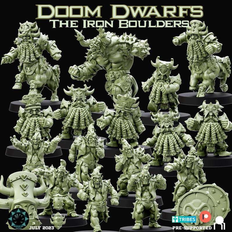 Doom Dwarfs - The Iron Boulders - Fantasy Football