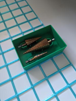 Gridfinity Step Drill Storage