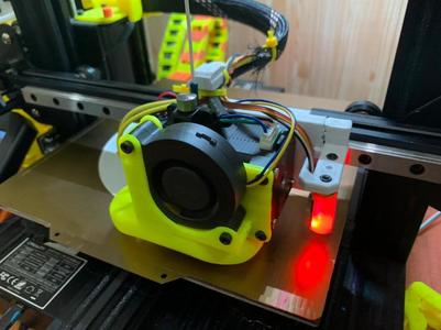 Bracket for E3D Hemera Mounting to Linear Rail (MGN-12H)
