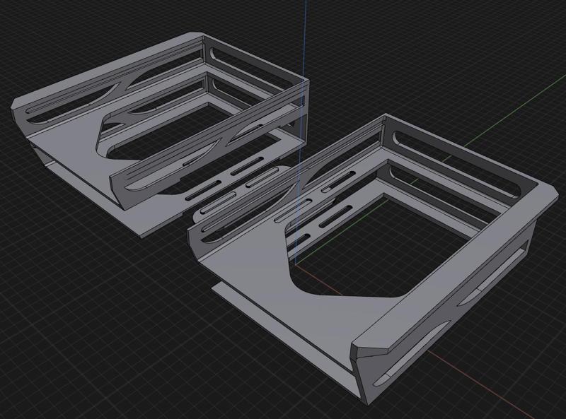 Split Slim Triple Letter-A4 (for 256mm sq beds)