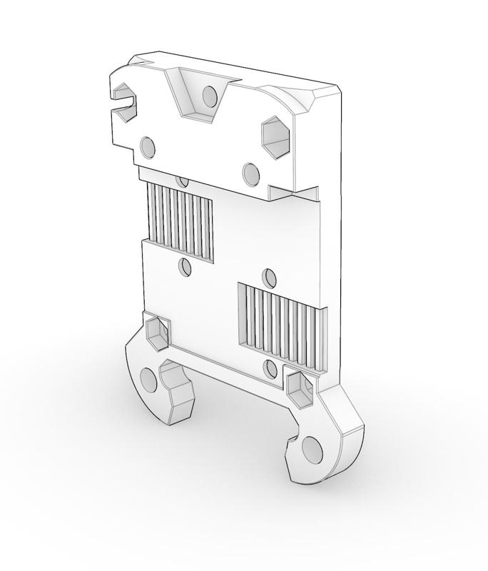 Dragon Burner mount plate for EVA 3 with belt