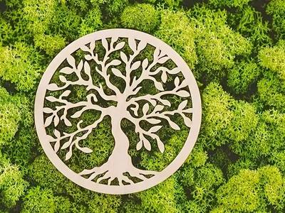 Tree desing coaster