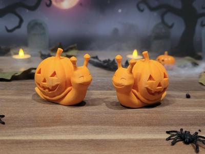 Cute little spooky snail Gary for Halloween