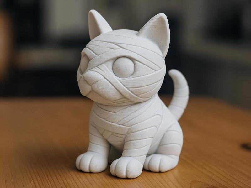 The Mummy Dog – Halloween Statue Figurine 3D