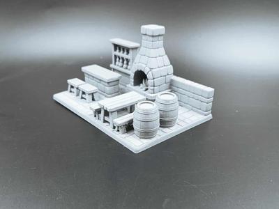 Tavern Diorama - RPG - DND - TTRPG - Scenery