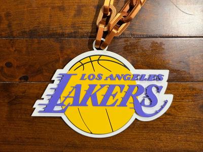 Los Angeles Lakers Oversized Necklace