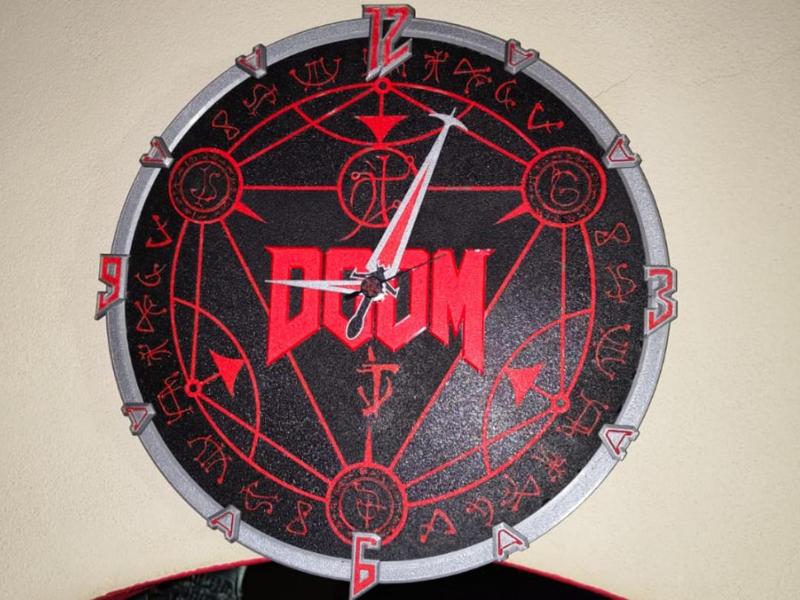 wall clock DOOM