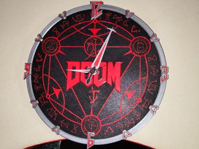 wall clock DOOM