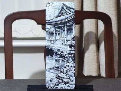 Tranquil Japanese Garden Bookmark - 2 Color