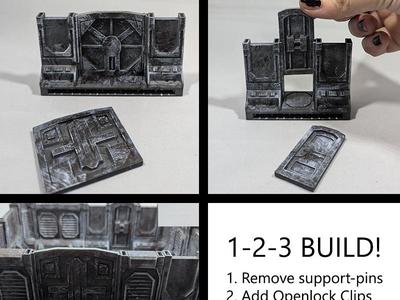 sci fi tiles - doors (functional)
