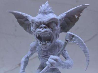 Evil Gremlin with Scythe