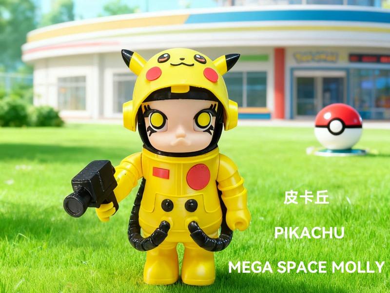 POPMART MEGA SPACE MOLLY Pokemon Pikachu Space Molly AMS-free separated parts