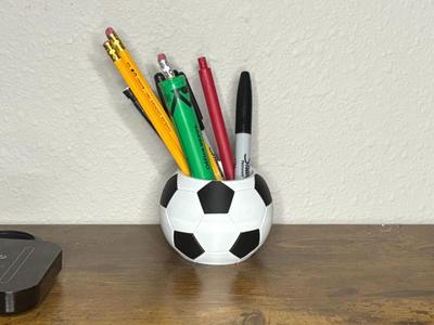 Soccer Ball pencil Holder