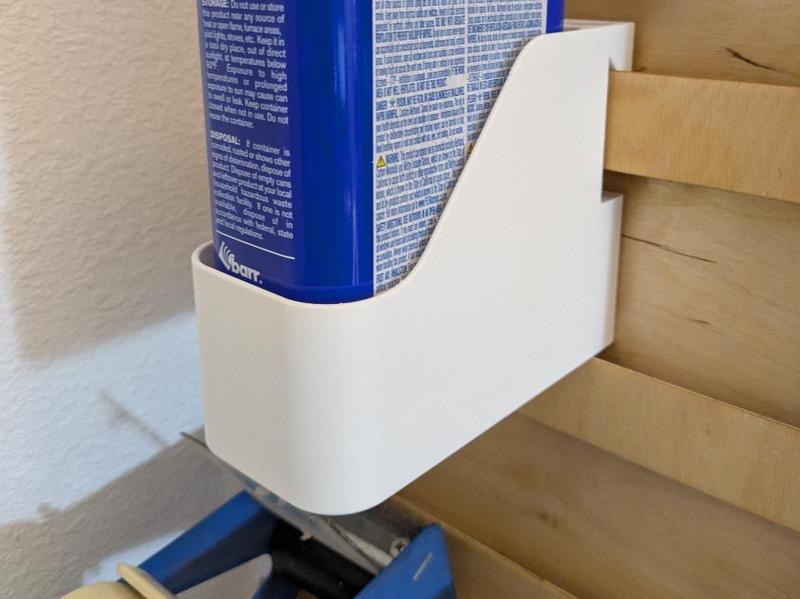 Quart chemical can holder