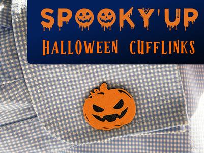 Spooky Pumpkin Cufflinks