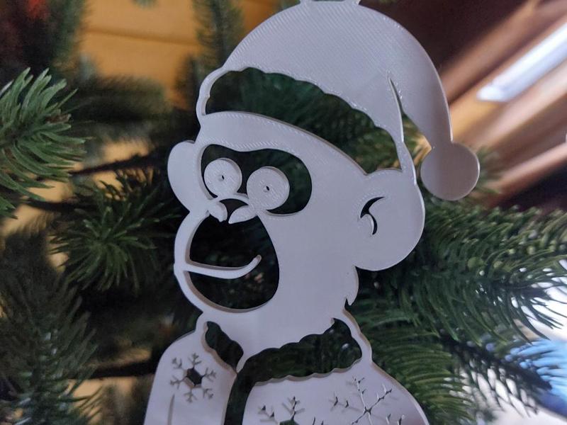 Xmas christmas Monkey ape