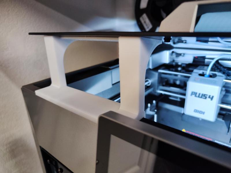 Qidi Plus 4 Glass Top Support