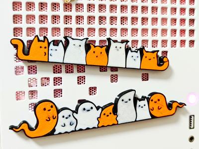 Ghost Fridge Magnet Photo Clip Ghost Fridge Sticker