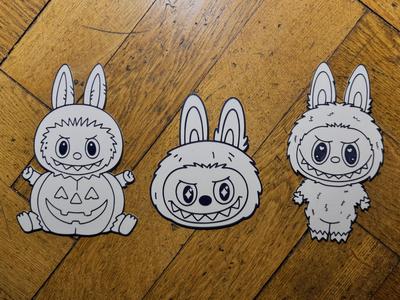 Coloring Pages Mokoko / Labub