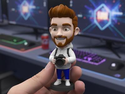 Nikon Big Head Funko-style Photographer Figure