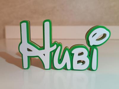 Disney Name Sign Hubi Kid Room Wall Decor Tag 