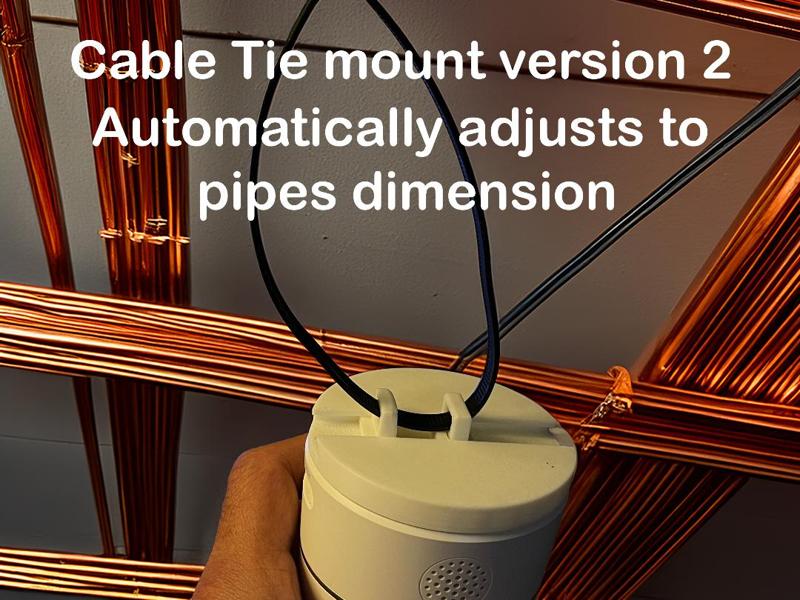 Auto adjust Cable Tie mount Eufy Indoor Cam 2K PT