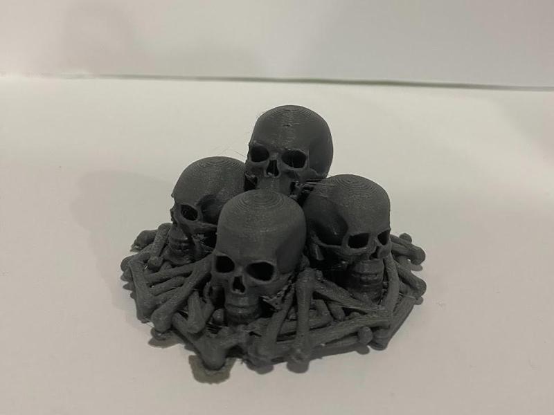 pile of skulls