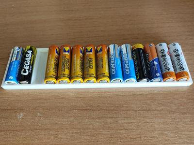 MODULAR AA BATTERY ORGANIZER