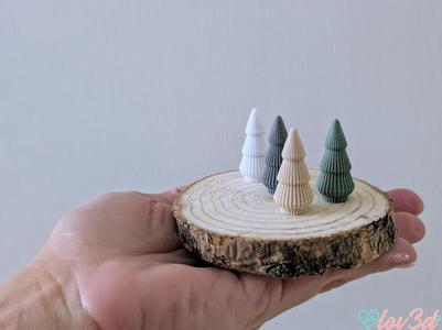Mini Modern Christmas Tree - Quick-Print
