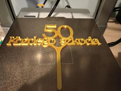 50 Birthday cake Topper