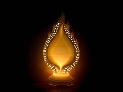 Flame - Tealight Candle Decor