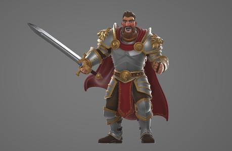 Roland the Lionheart – Battle-Ready Paladin