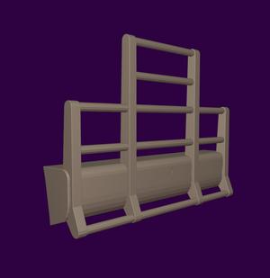 RC TRUCK BULLBAR 003 3D STL PRINT