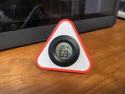 Circular thermometer hygrometer stand（Two angles）