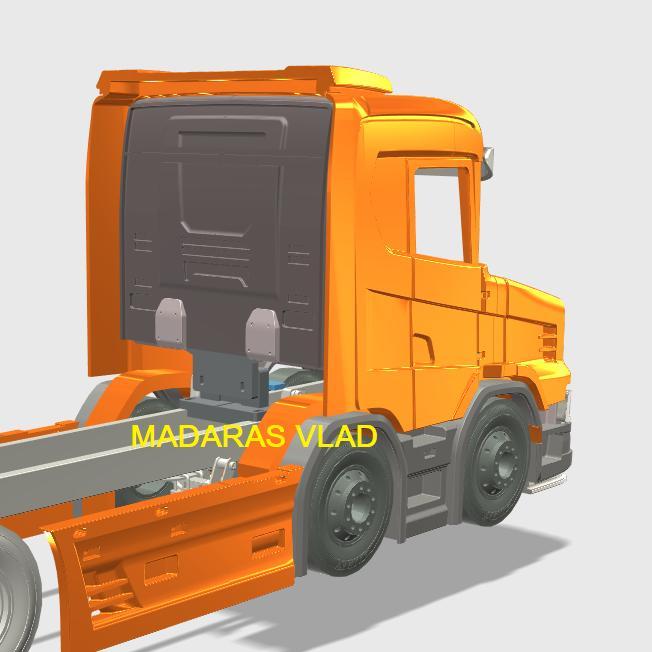 Back panel 1/14 Scania S580T