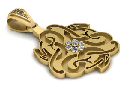 Celtic Knot Pendant 3D Printable Model