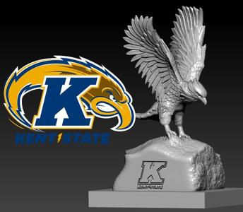 NCAA - Kent State Golden Flashes football Masscot statue
