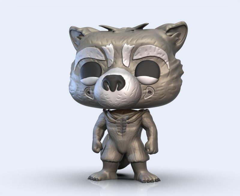 ROCKET GUARDIANS OF THE GALAXY FUNKO POP VERSION