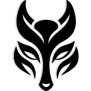 Half-mask, half-animal 2 - 2D/3D Wall Art STL+SVG For CNC Router, Plasma, Waterjet, Laser & 3D Printer