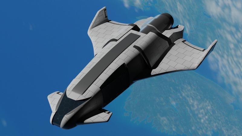 SSTO Spaceplane Shuttle Hermes