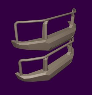 SOLID 79 SERIES LANDCRUISER BULLBAR 3D STL PRINT