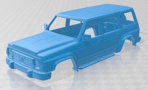Nissan Patrol Y60 5 Doors 1987 Printable Body Car