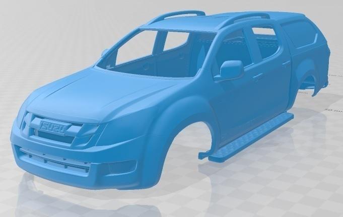 Isuzu D-Max Double Cab Huntsman 2014 Printable Body Car