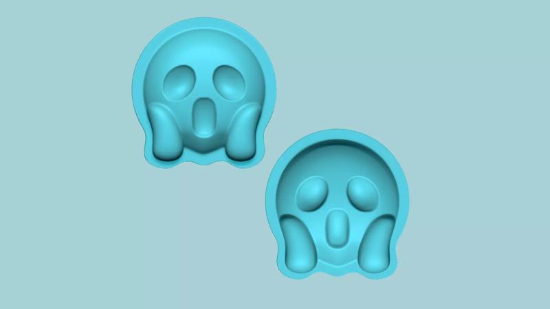 Emoji 14 Scared - Molding Arrangement EVA Foam Craft
