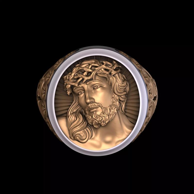 Signet Ring with Jesus