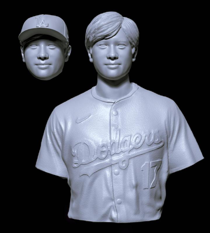 1/6 1/12 大谷翔平 Shohei Ohtani Sho-time Baseball LA Dodgers bust headsculpt